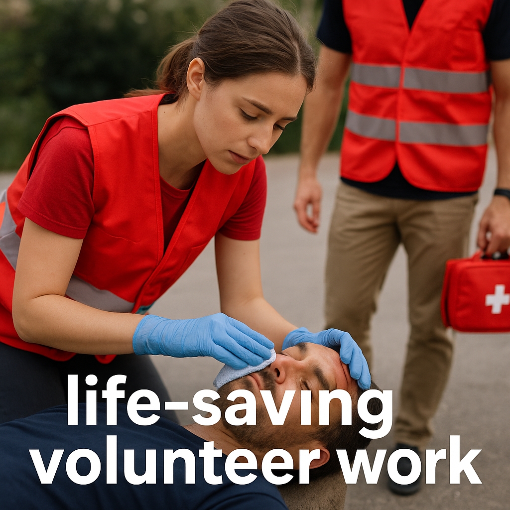 life-saving volunteer work