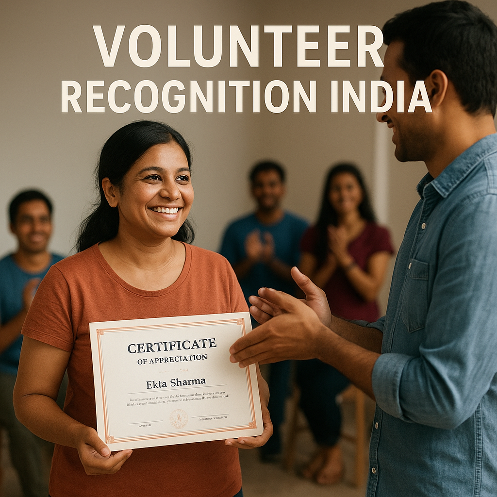 Volunteer recognition India