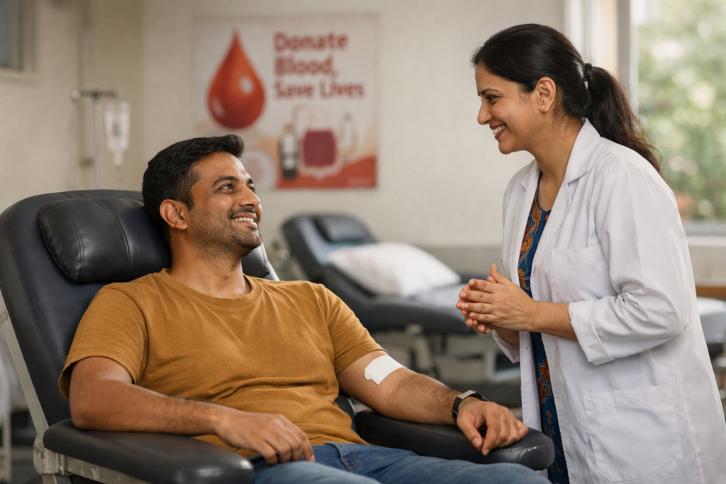 Blood donor recognition