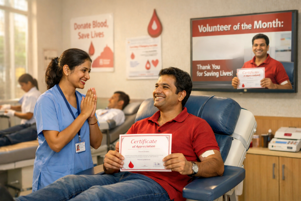  Top blood donors
