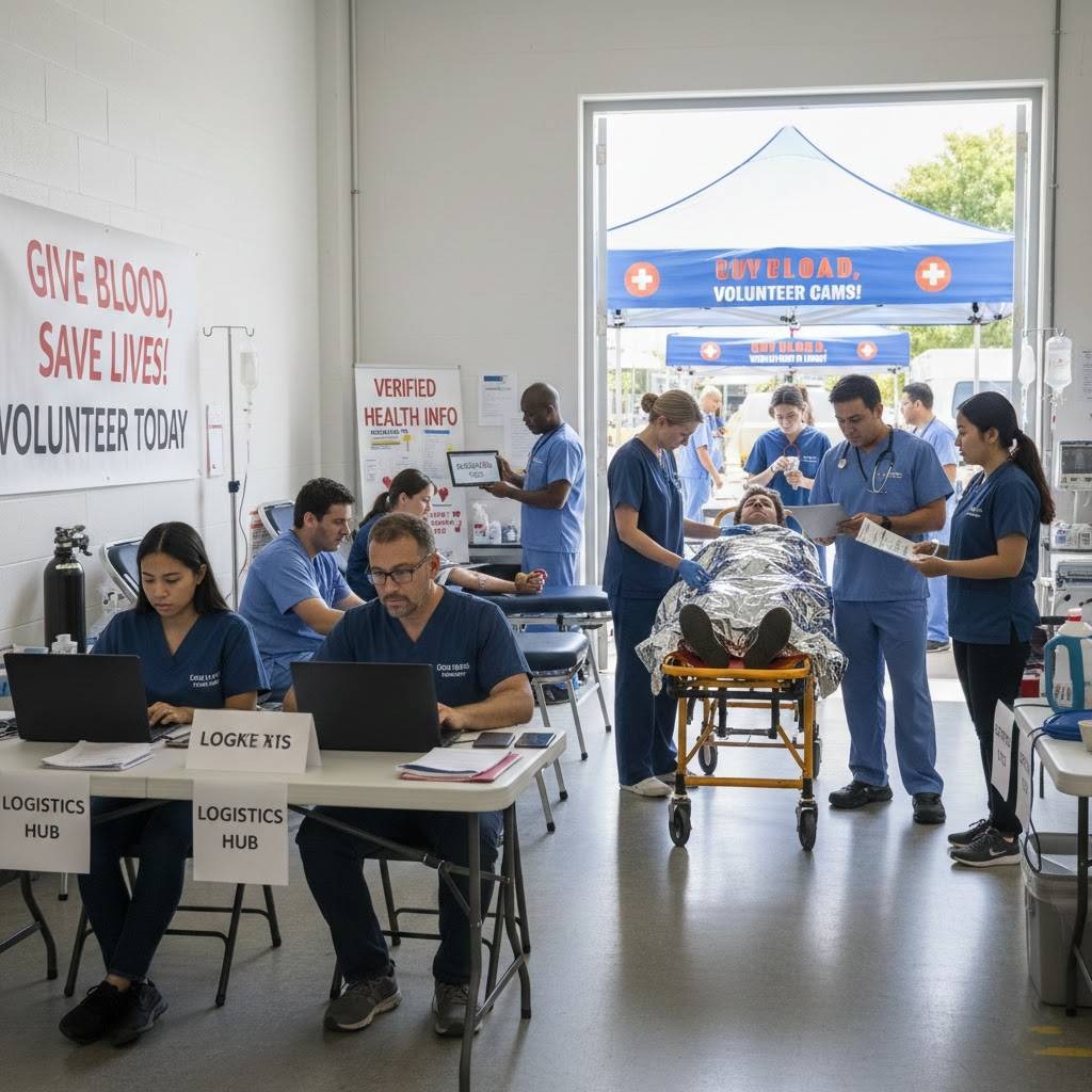 Life-saving volunteer work